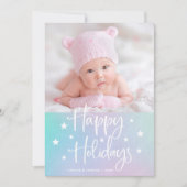 ハッピーホリデーズウィズスターズ |トレンディー数々の写真 シーズンカード (正面)