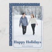 ハッピーホリデーズウィズフォトホリデーカード シーズンカード (正面/裏面)