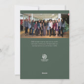 ハッピーホリデーズウィンターグリーナリーホリデーカード シーズンカード (裏面)