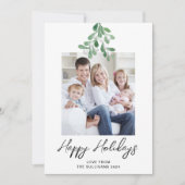ハッピーホリデーズウィンターグリーンリーミスタントー写真 シーズンカード (正面)