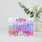 ハッピーホリデーズウィンターパスハガキ ポストカード (スタンド正面)