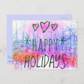 ハッピーホリデーズウィンターパスハガキ ポストカード (正面/裏面)