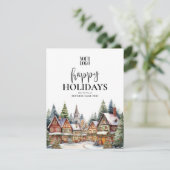 ハッピーホリデーズウィンタービレッジビジネス シーズンカード (スタンド正面)