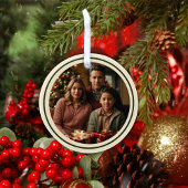 ハッピーホリデーズウィンターランタンカスタムの写真 セラミックオーナメント