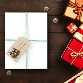 ハッピーホリデーズウィンターランタンギフトラベル ギフトタグ