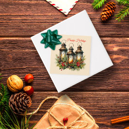 ハッピーホリデーズウィンターランタンギフトラベル フェイバータグ