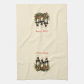 ハッピーホリデーズウィンターランタン キッチンタオル (縦)