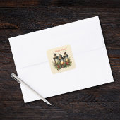 ハッピーホリデーズウィンターランタン スクエアシール