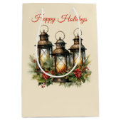 ハッピーホリデーズウィンターランタン ミディアムペーパーバッグ (正面)