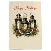 ハッピーホリデーズウィンターランタン ミディアムペーパーバッグ (裏面)