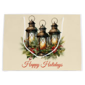 ハッピーホリデーズウィンターランタン ラージペーパーバッグ (正面)