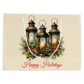 ハッピーホリデーズウィンターランタン ラージペーパーバッグ (裏面)