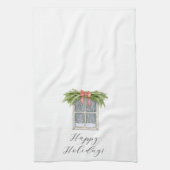 ハッピーホリデーズウィンドウキッチンタオル キッチンタオル (縦)