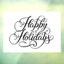 ハッピーホリデーズウィンドウロック ウィンドウサイン