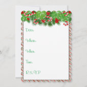 ハッピーホリデーズウェルシュコーギーズ漫画 招待状 (裏面)