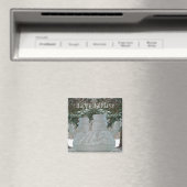 ハッピーホリデーズウェーブ雪だるま マグネット (インサイチュ (食洗機))