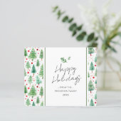 ハッピーホリデーズウォーターカラーツリー (スタンド正面)