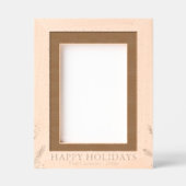 ハッピーホリデーズウッド レーザー彫刻フレーム (正面)