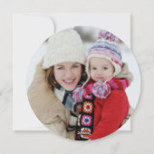 ハッピーホリデーズカウトフローラリースホリデーフォト シーズンカード (裏面)