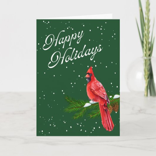 ハッピーホリデーズカエレガントード カード (正面)