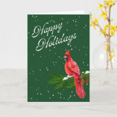 ハッピーホリデーズカエレガントード カード (黄色い花)