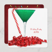 ハッピーホリデーズカクテルパーティー 招待状 (正面/裏面)