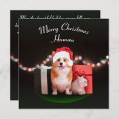 ハッピーホリデーズカスタマイズ可能なクリスマスカード ノートカード (正面/裏面)