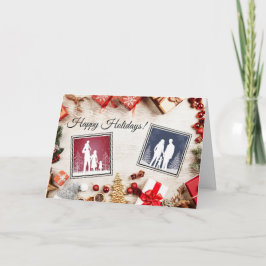 ハッピーホリデーズカスタマイズ可能グリーティングカード カード