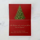 ハッピーホリデーズカスタマイズ カード (内部)