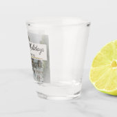 ハッピーホリデーズカスタムノスタルジッククリスマスシーン ショットグラス (右)