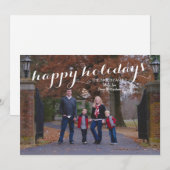 ハッピーホリデーズカスタムフォトカード シーズンカード (正面/裏面)