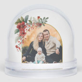 ハッピーホリデーズカリグラフィーアーチフローラ写真 (正面)