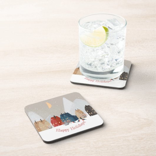 ハッピーホリデーズカントリー初期のビレッジウィンター コースター (右側)