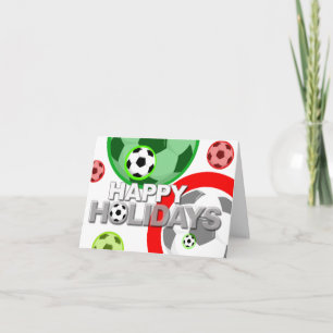 ハッピーホリデーズカードサッカーボール シーズンカード