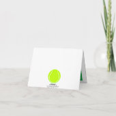 ハッピーホリデーズカードテニス選手 シーズンカード (裏面)