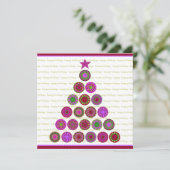 ハッピーホリデーズカードテンプレート シーズンカード (スタンド正面)