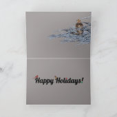 ハッピーホリデーズカードドッグ シーズンカード (内部)