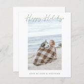 ハッピーホリデーズカード (正面/裏面)