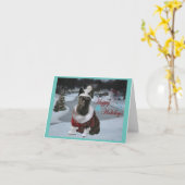 ハッピーホリデーズカード カード (黄色い花)