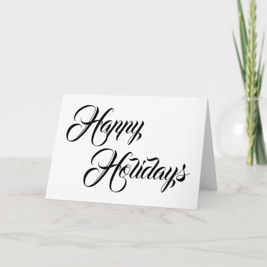 ハッピーホリデーズカード シーズンカード (正面)