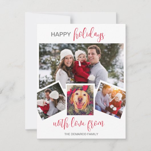 ハッピーホリデーズカード シーズンカード (正面)