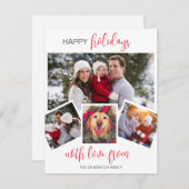 ハッピーホリデーズカード シーズンカード (正面/裏面)