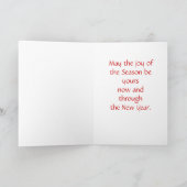 ハッピーホリデーズカード、リニー・パラケート シーズンカード (内部)