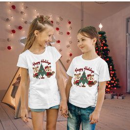 ハッピーホリデーズキッズTシャツ Tシャツ