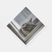 ハッピーホリデーズキティキャット スタンダードランチョンナプキン (角)