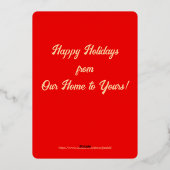 ハッピーホリデーズキミとキミの美しいツリースター 箔シーズンカード (裏面)