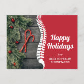 ハッピーホリデーズキャンディカネスカイロプラクティック シーズンポストカード (正面)