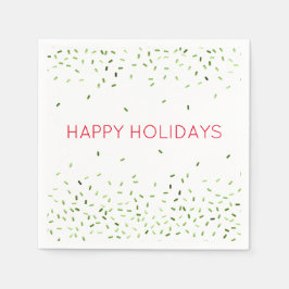 ハッピーホリデーズキャンディスプレーズメリークリスマスおもしろい スタンダードカクテルナプキン
