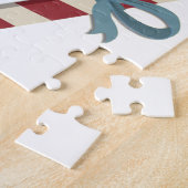 ハッピーホリデーズキャンディーケーンハート ジグソーパズル (側面)