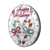 ハッピーホリデーズキャンディーケーンハート ダーツボード (正面右)